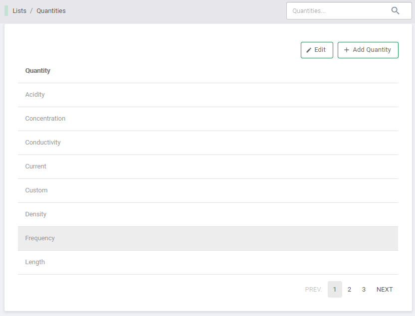 Quantities and units LOGiCAL Help